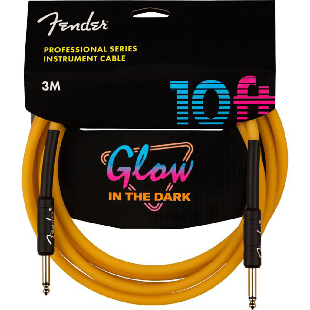 Fender Pro Series Glow in the Dark Cables 10ft/3m