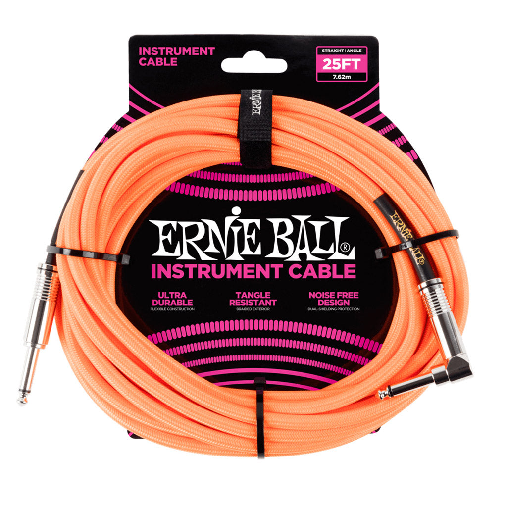Ernie Ball Premium Braided Instrument Cable 25ft/7.6m