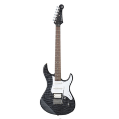 Pacifica PAC212V Electric Guitar in Translucent Black (quilted maple)