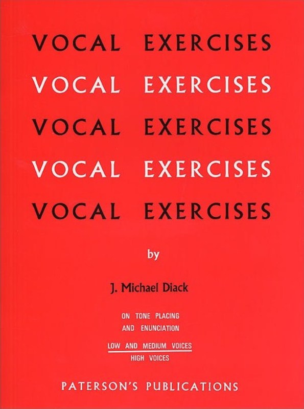 Vocal Exercises Low and Medium Voice Paterson Music