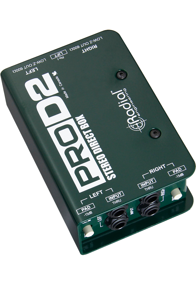 Radial ProD2 Stereo 2-Channel Passive DI-Box – Music Corner