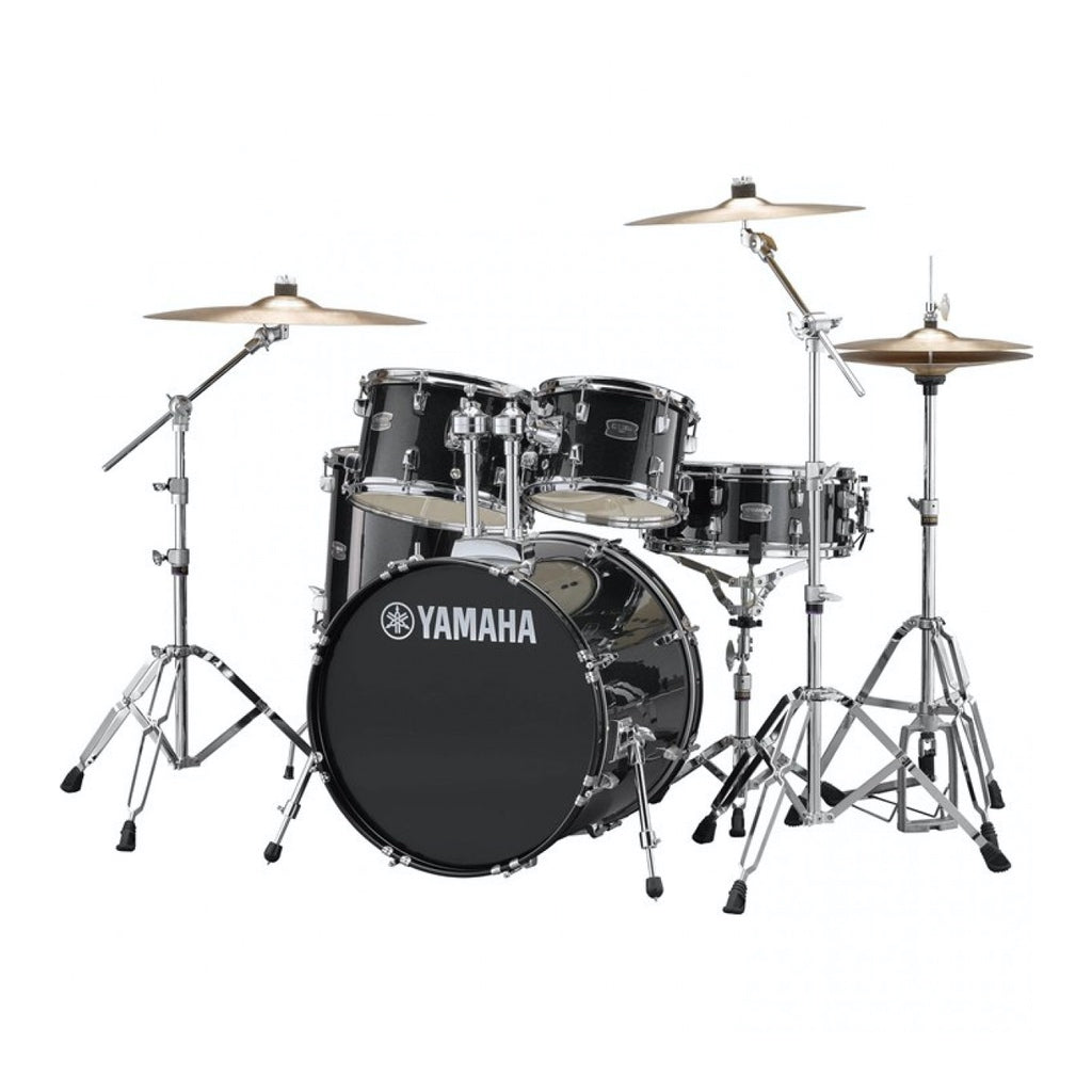 Yamaha Rydeen Acoustic Drum Kit Euro Black Glitter