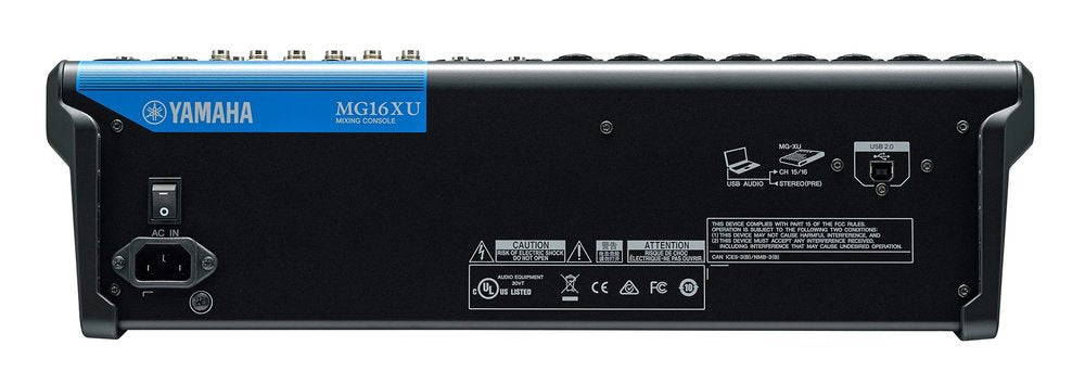 Yamaha MG16XU 16-Channel Analogue Mixer with Effects