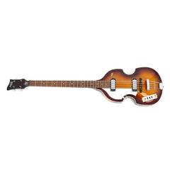 Hofner Ignition Left-Handed Violin Bass in Sunburst with Case