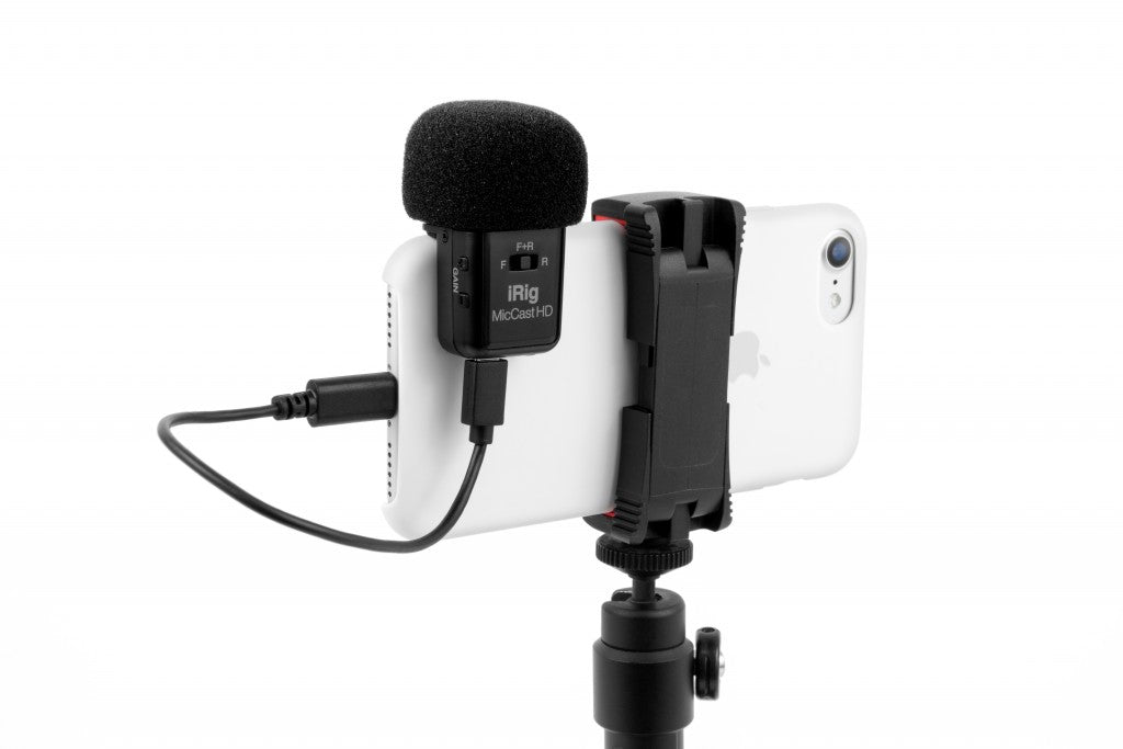 IK Multimedia iRig Mic Cast HD Dual-Sided Voice Microphone